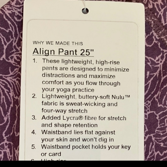 Lululemon 25" Align Leggings - Picture 5 of 5